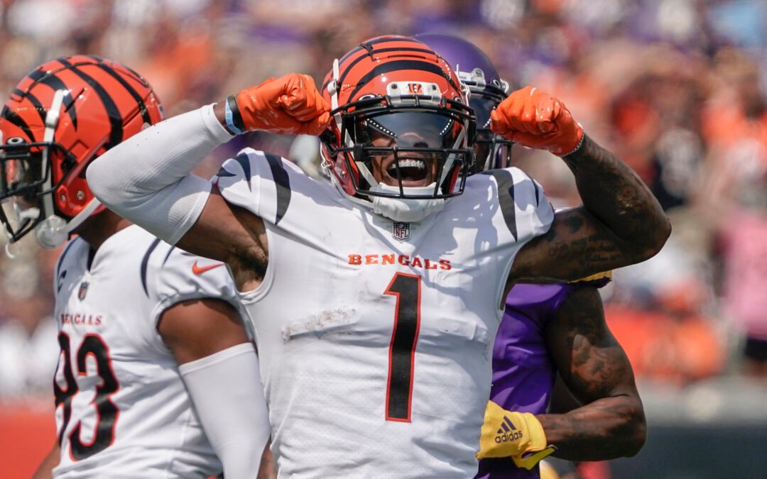 Chase se disculpa tras escupir a rival en juego Bengals-Steelers